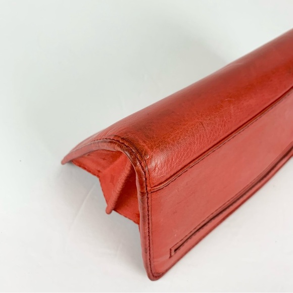 Fossil Coral Pink Watermelon Red Leather Wonderful Zip Around Wallet - Picture 7 of 8